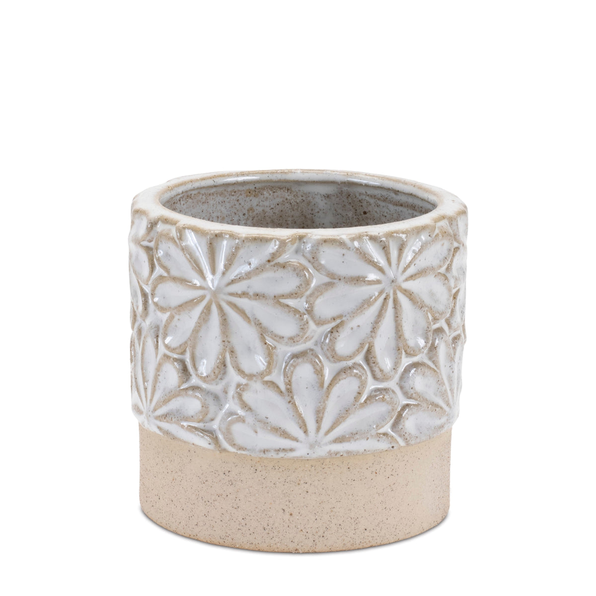 Ceramic Floral Planter (Set of 2) — additional view