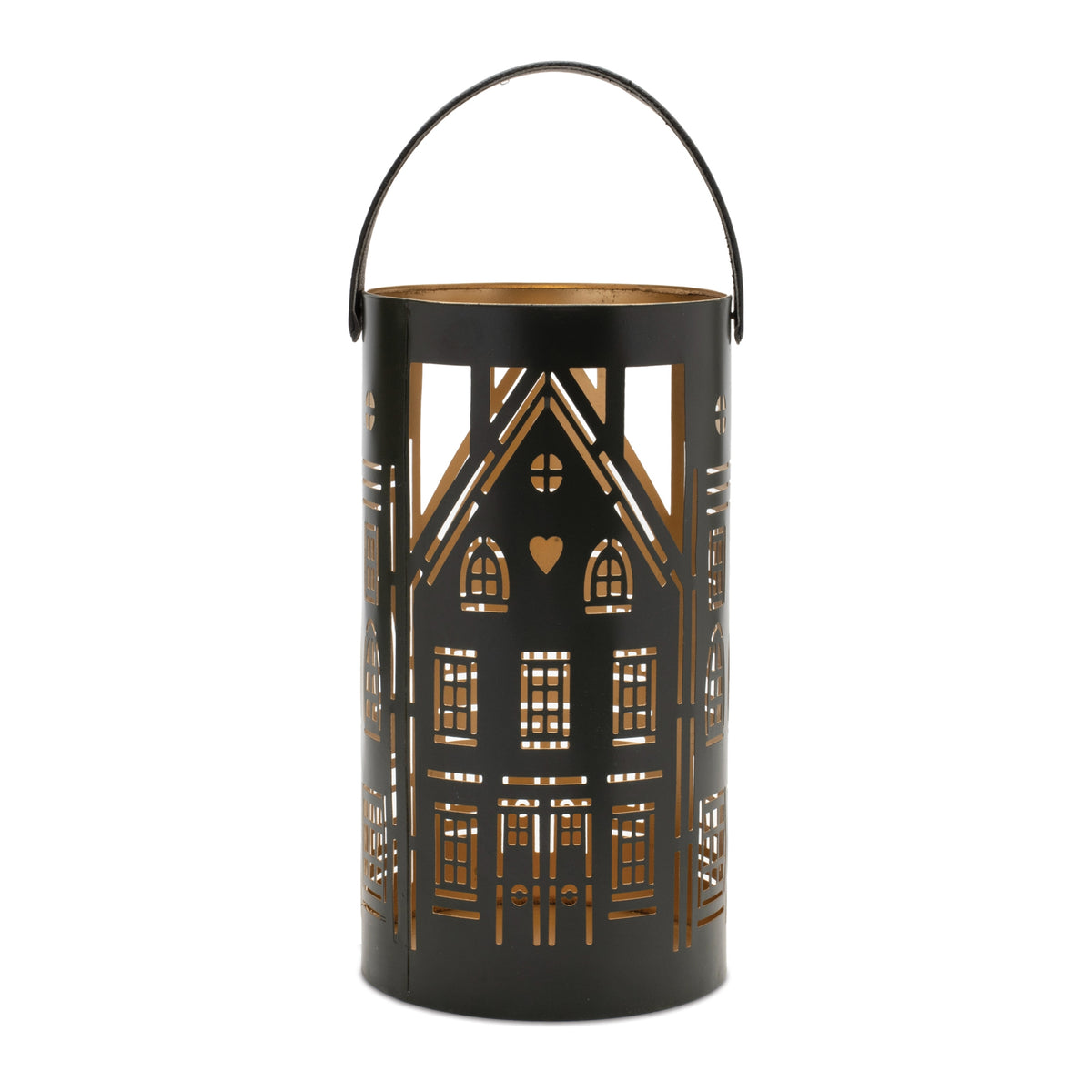 Punched Metal House Lantern (Set of 3) — additional view