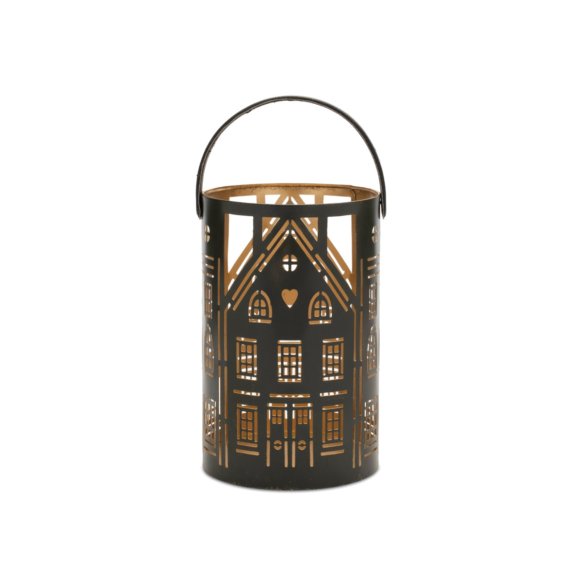 Punched Metal House Lantern (Set of 3) — additional view