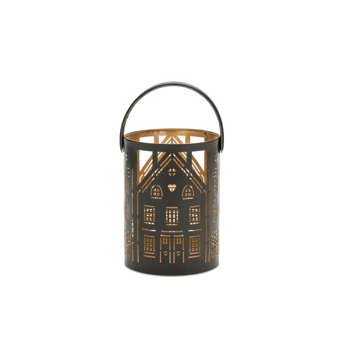 Punched Metal House Lantern (Set of 3) — additional view