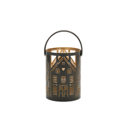 Punched Metal House Lantern (Set of 3) — additional view