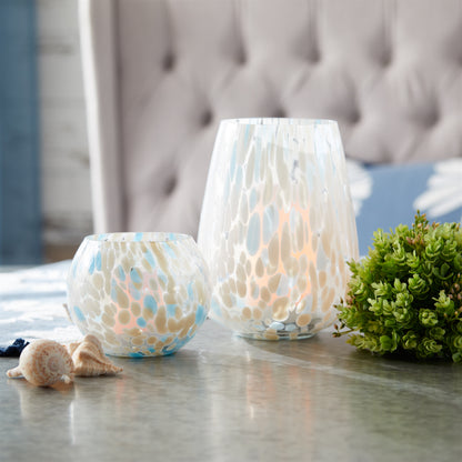 Painted Glass Candle Holder Vase (Set of 4) — additional view
