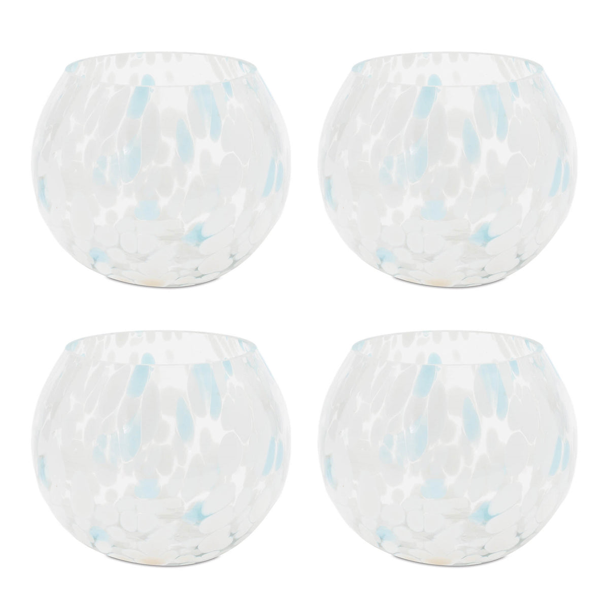 Painted Glass Candle Holder Vase (Set of 4) — additional view