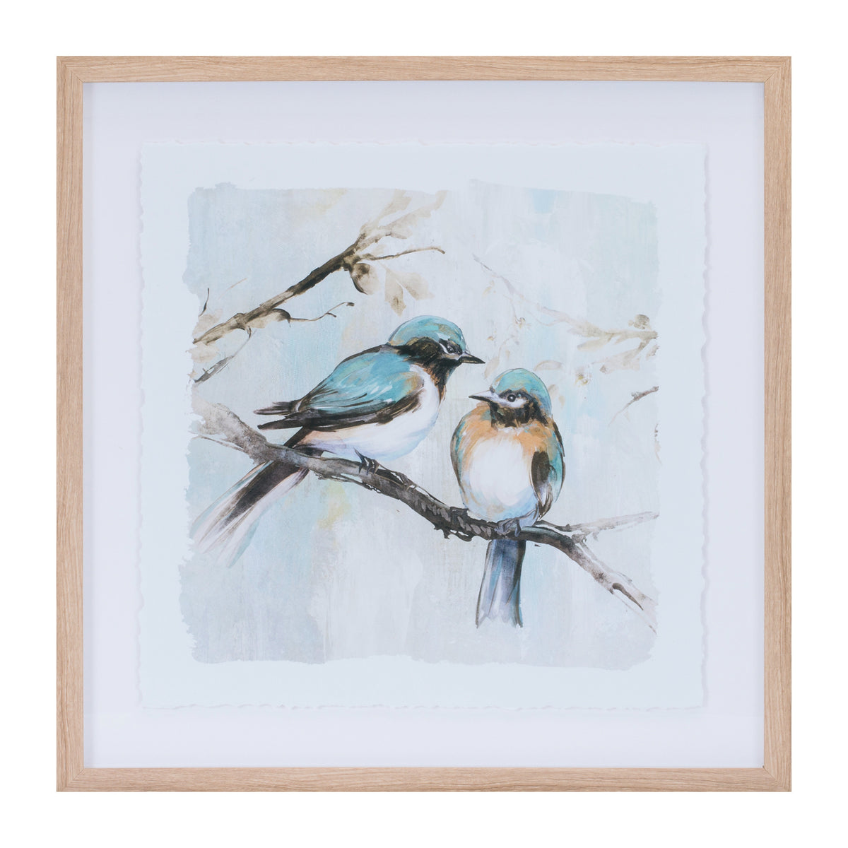 Framed Bird Couple Wall Print (Set of 2) — additional view