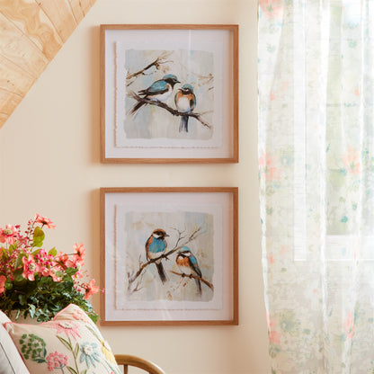 Framed Bird Couple Wall Print (Set of 2) — additional view