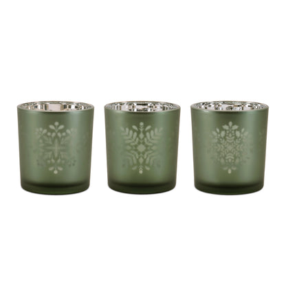 Votive Holder (Set of 3) 3"H Glass