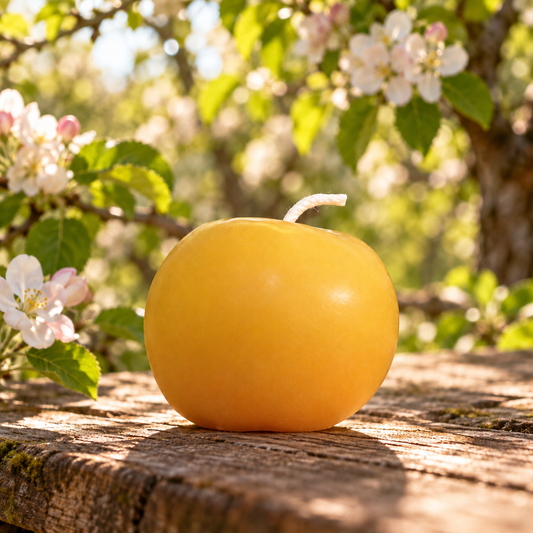 Golden Delicious Apple Candle
