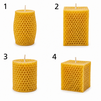 Honeycomb Beeswax Candle Set