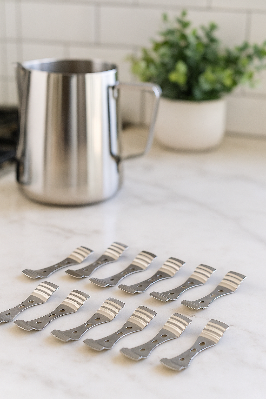 10 cm Stainless Steel Centering Bar Tool for DIY Candle Jars