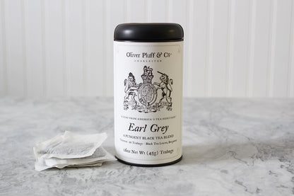 Earl Grey Tea Bags - 20 Teabags in Signature Tea Tin