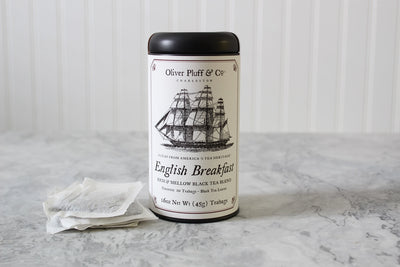 English Breakfast Tea Bags - 20 Teabags in Signature Tea Tin