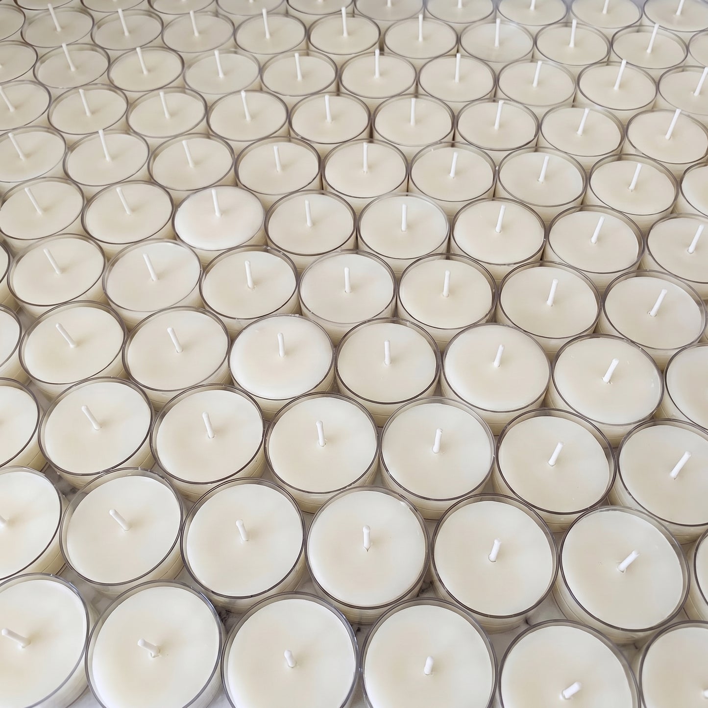 White Tealight Beeswax Candles