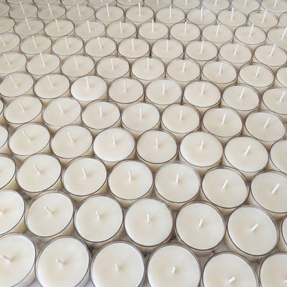 White Tealight Beeswax Candles