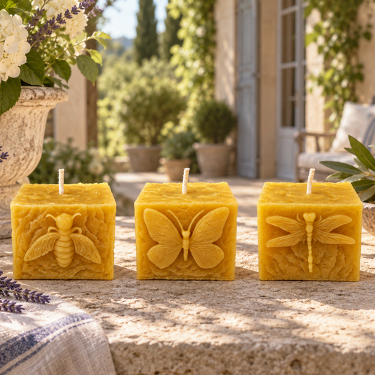Pollinator Pillar Beeswax Candle Collection