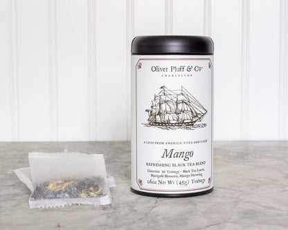 Mango Tea Bags - 20 Teabags in Signature Tea Tin
