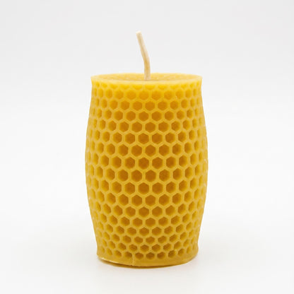 Honeycomb Curvy Pillar Candle