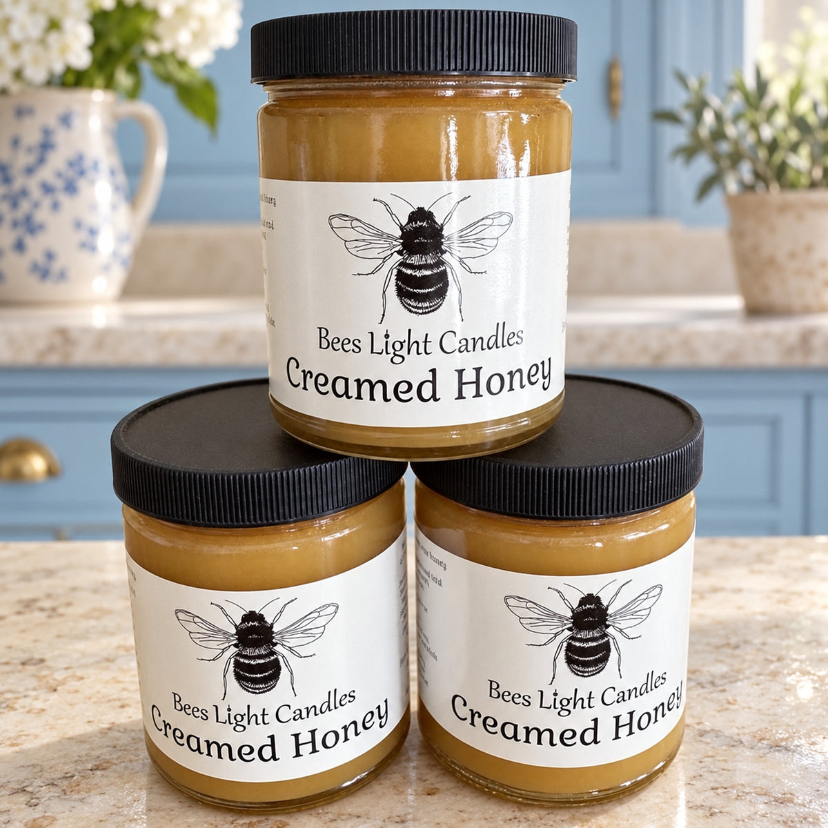 Raw Natural Honey North Eastern USA Local Pure Golden Fresh