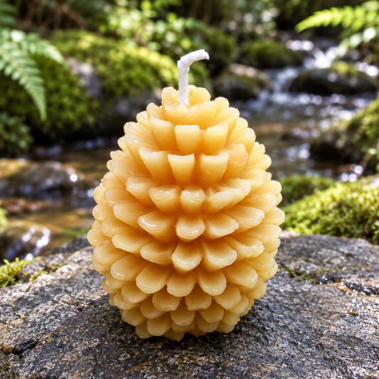 Pinecone Beeswax Candles Bulk