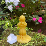 Praying Girl Beeswax Candle - Bees Light Candles