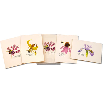 Bumblebee Assortment Notecard Set