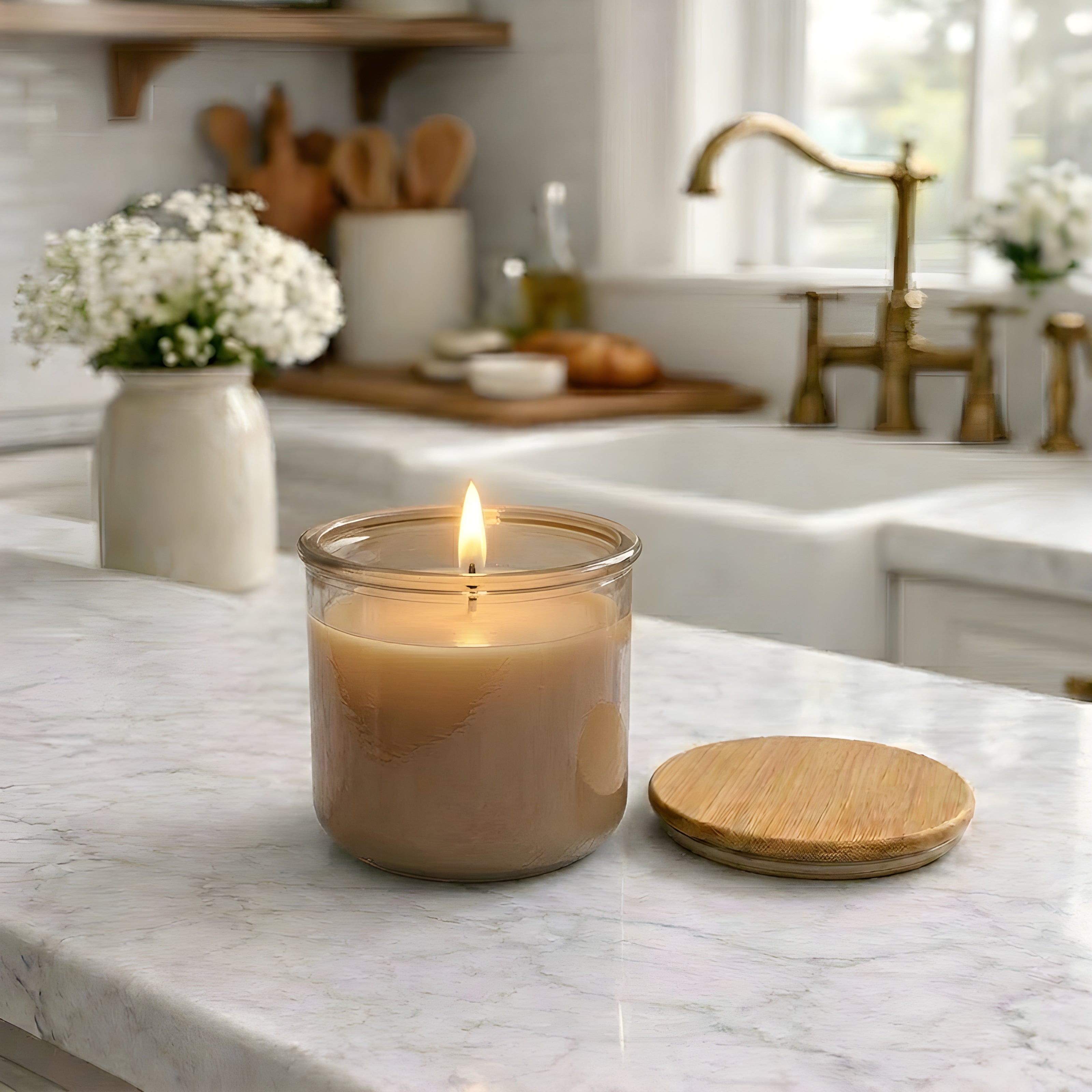 Luxury Pure Beeswax Jar Candle – Hand Poured in the USA | Clean Burn ...