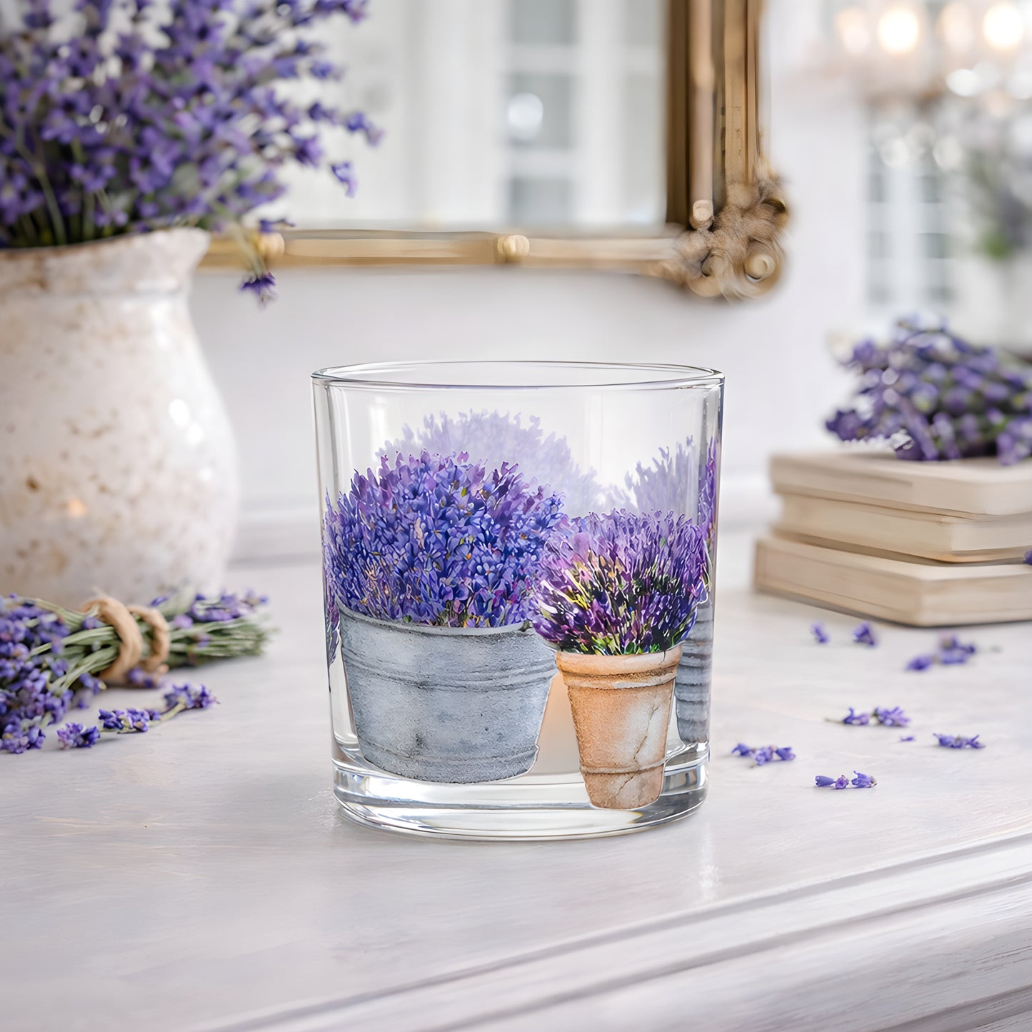 Votive Candle Holder Glass Lantern, Multiple Design Options