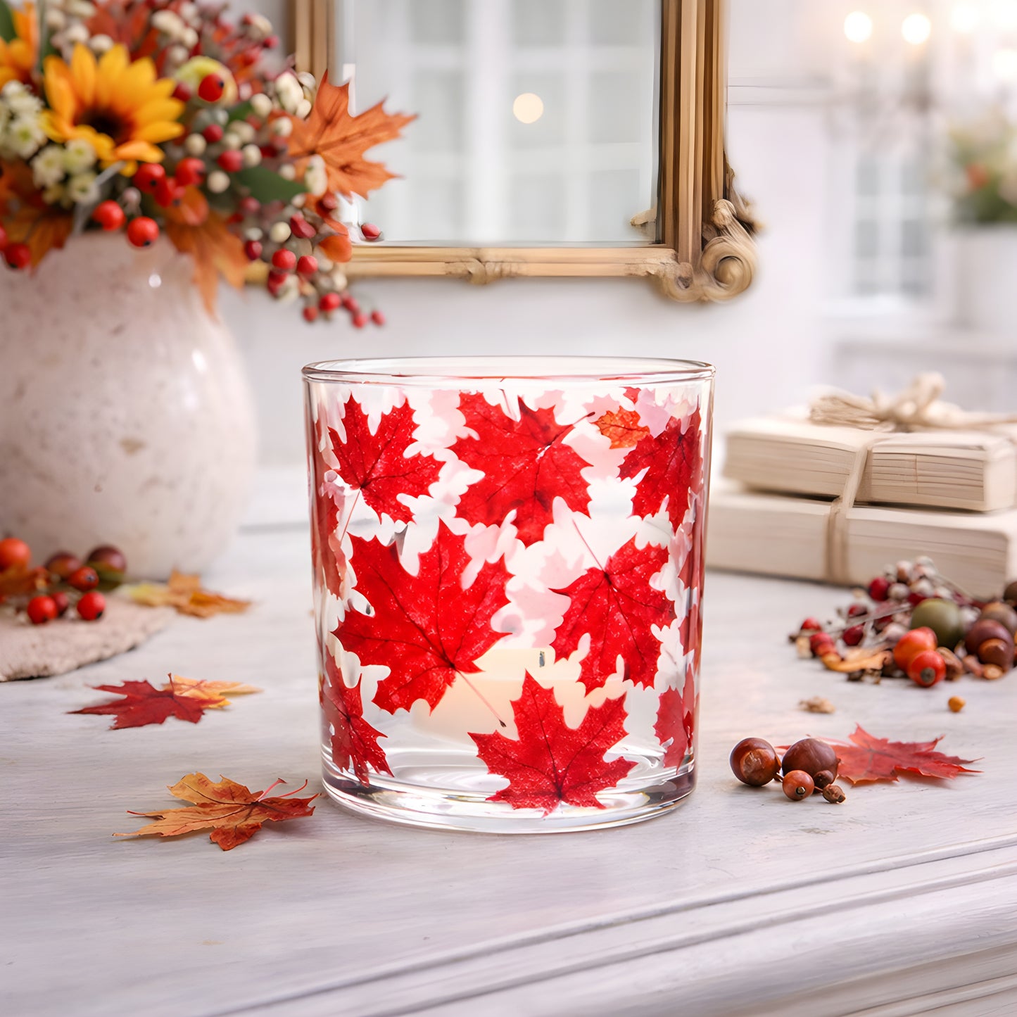 Votive Candle Holder Glass Lantern, Multiple Design Options