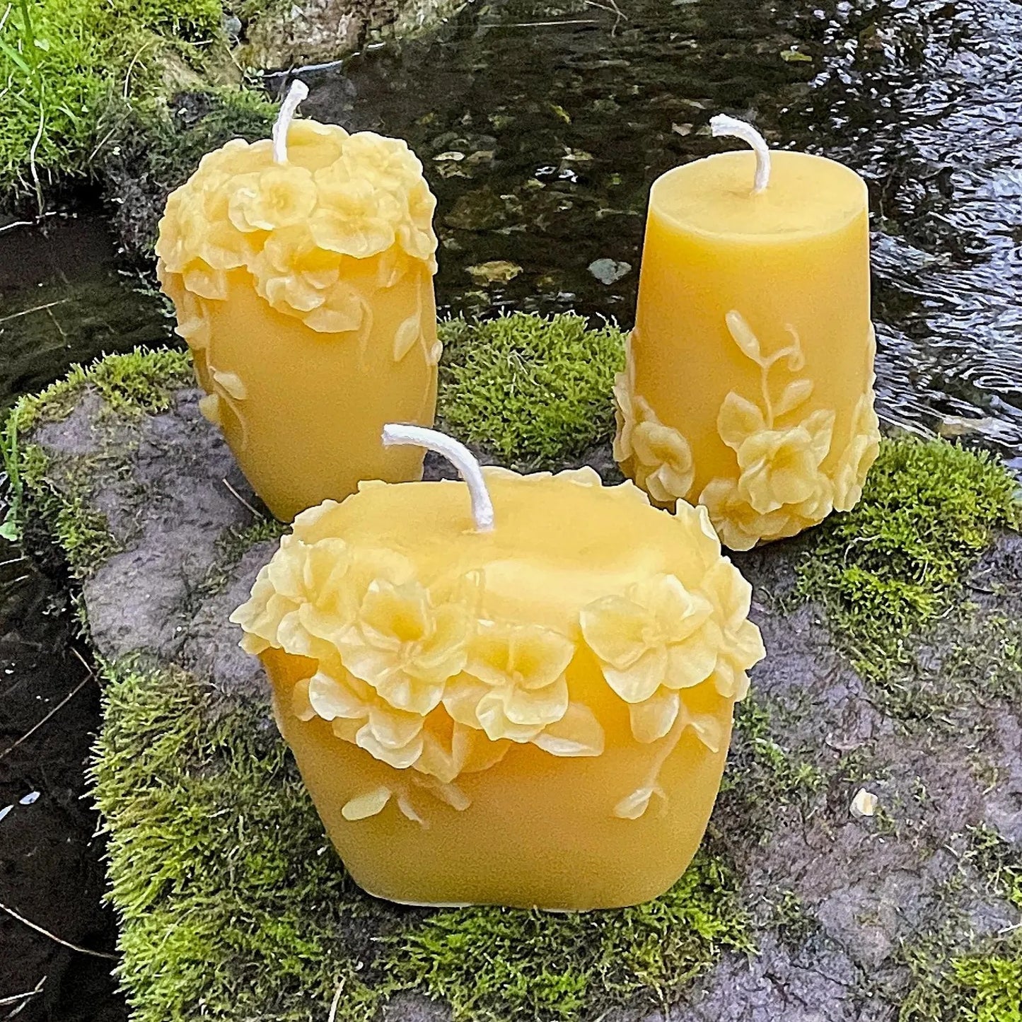 Vine Blossom Candle Set