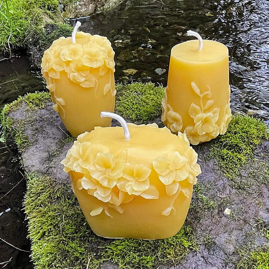 Vine Blossom Candle Set