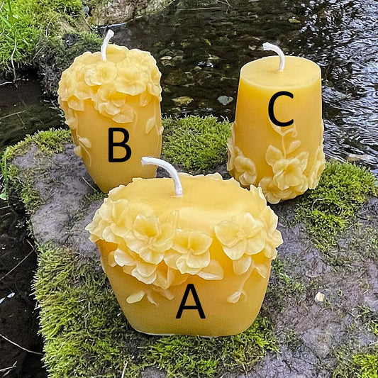 Vine Blossom Candle Set