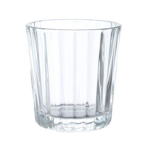 Glass Votive Candle Holder | Beeswax Candles | With or Without Candles | Candle Handmade USA | Yellow | Clear Container | Bees Wax Candle - Bees Light Candles