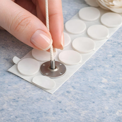 200 Pack Wick Stickers – Adhesive Foam Sticky Glue Dots for Candle Wicks