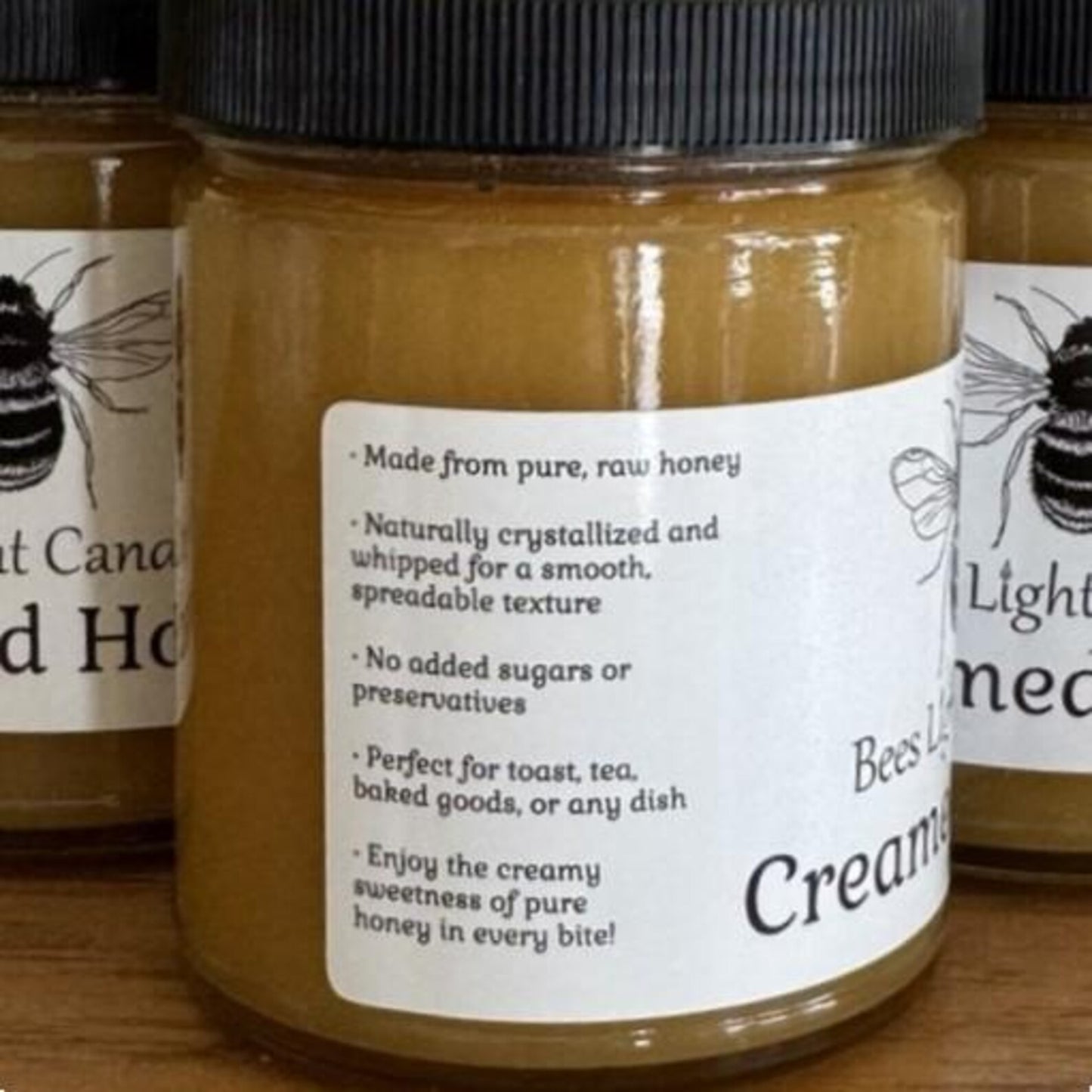 Raw Natural Honey North Eastern USA Local Pure Golden Antioxidant Nutrient Rich Fresh