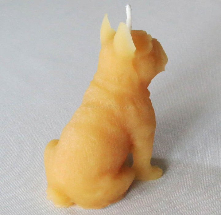 Puppy Dog Beeswax Candle
