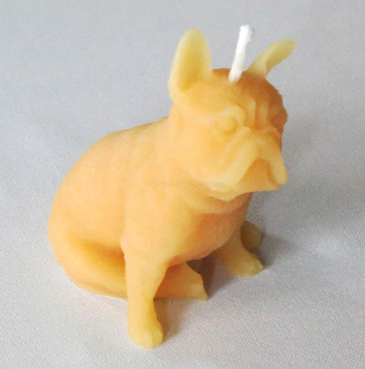 Puppy Dog Beeswax Candle
