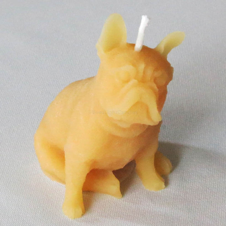 Puppy Dog Beeswax Candle
