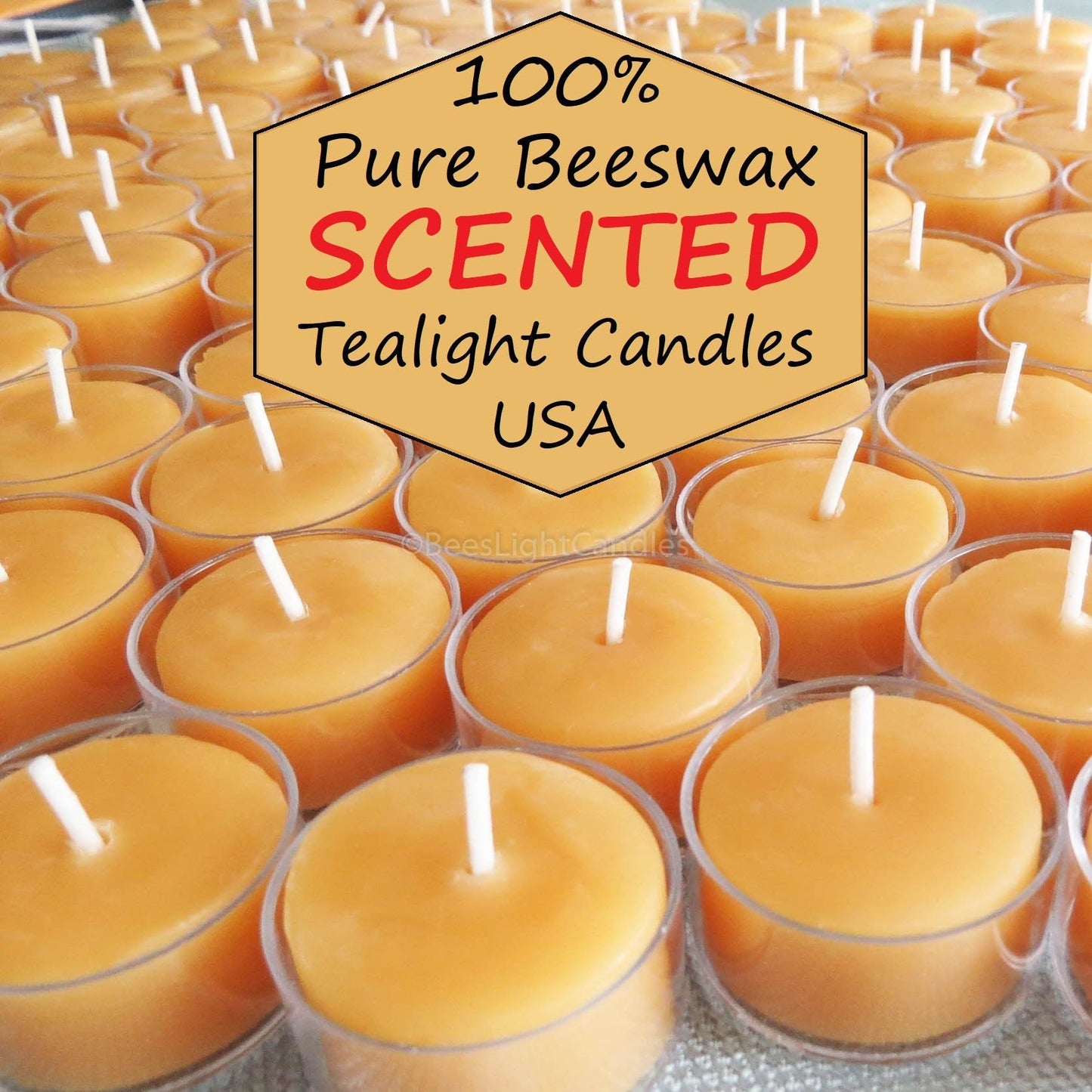 Handmade Scented Beeswax Tealights