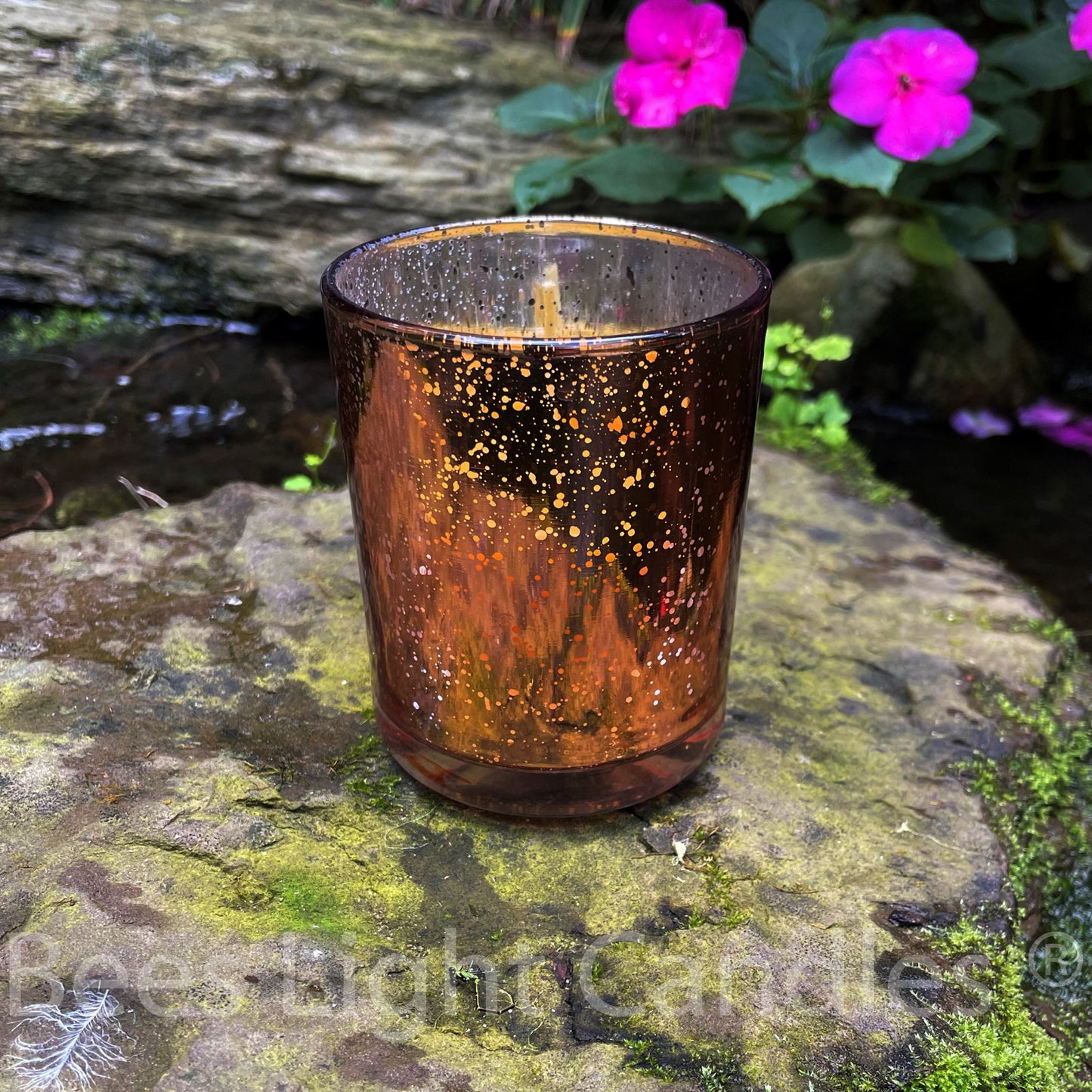 Rose Mercury Candle Holders