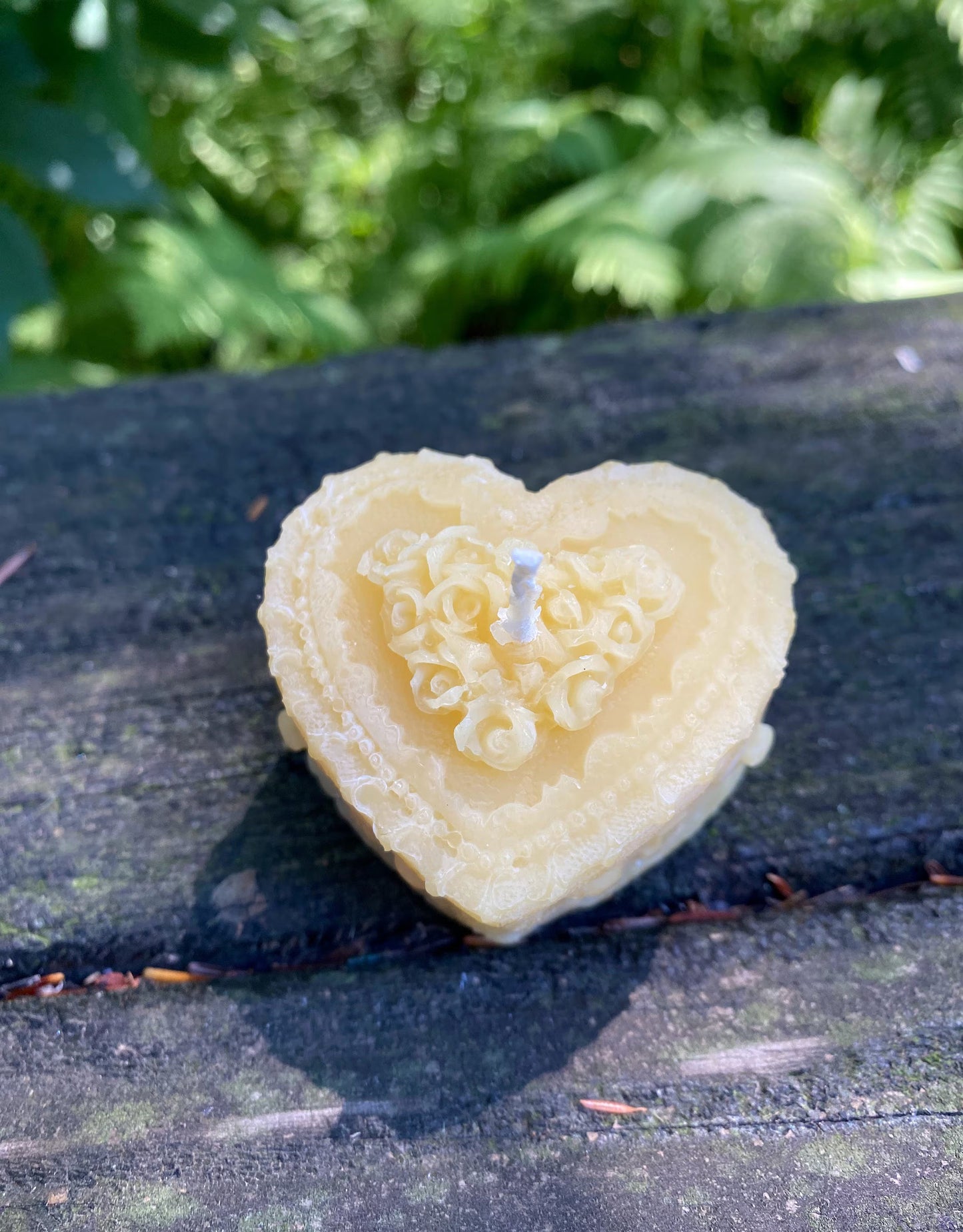 Heart Gift Box Beeswax Candle