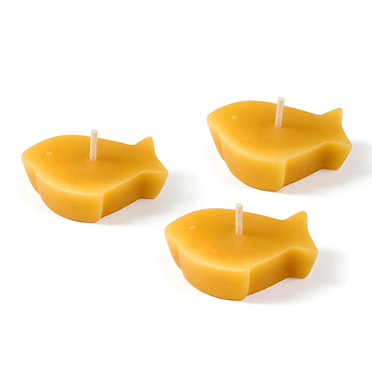 Floating Fish Beeswax Candle