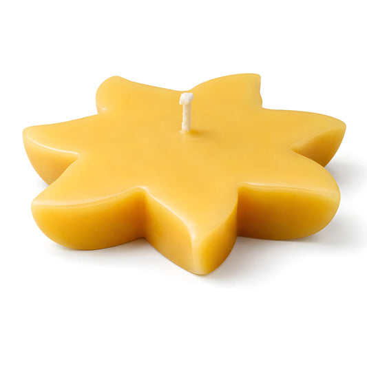 Large Floating Sun Beeswax Candle