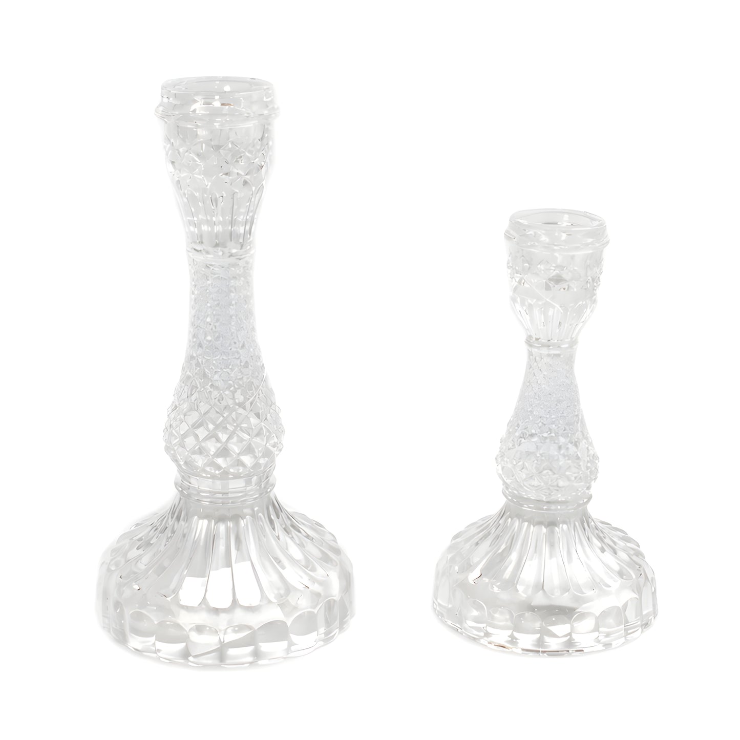 Glass Taper Candle Holders – Clear