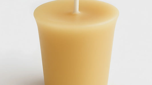 Pair of 2 Beeswax Votive Candles in Package