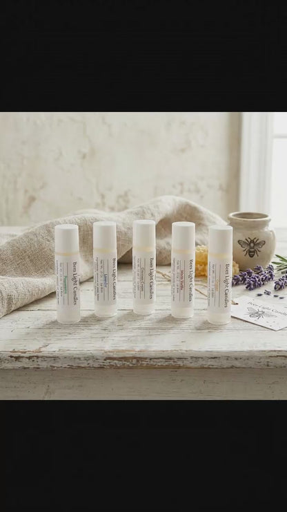 Organic Coconut Oil & Organic Beeswax Lip Balm, Shea Butter Lip Care, Peppermint Lavender Warm Vanilla Orange Coconut Cream Flavor Options