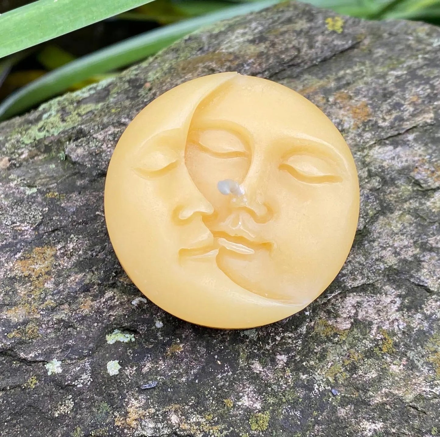 Sun + Moon Beeswax Candle