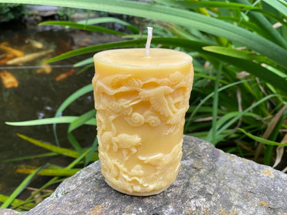 Wind + Crane Beeswax Pillar