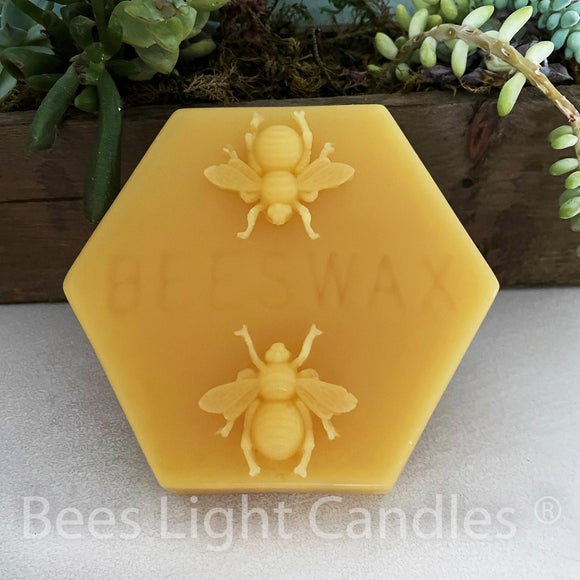 8 oz Beeswax Block - Bees Light Candles