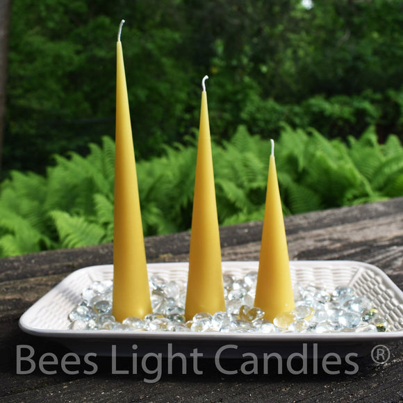 Cone Candle Set - Bees Light Candles