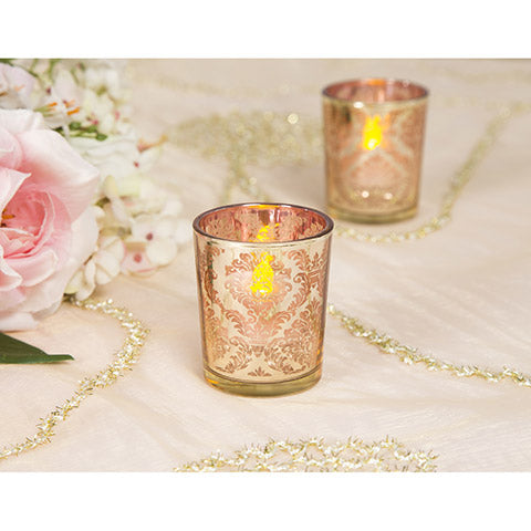 Elegant Glass Votive Candle Holder - Bees Light Candles