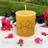 French Country Pillar Candles - Bees Light Candles